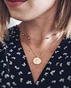 chokery Choker SIMPLE Ball - gold
