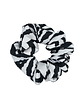 gumki do włosów Satynowa Scrunchie do włosów Zebra
