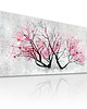 grafiki i ilustracje Grafika na płotnie Abstakcyjne drzewo- 150x60cm