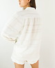 koszule damskie  KOSZULA LISA JACKARD PREMIUM OFF white