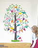 naklejki ścienne do pokoju dziecka duże DRZEWO edukacyjne