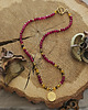chokery Choker z agatem, jadeitem i tygrysim okiem