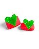 pierścionek z żywicy Pierścionek x2 : RAZEM TANIEJ! pierścionki z żywicy : HEART : fluo