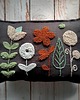poduszki plecione Poduszka kwiaty punch needle jesien natural