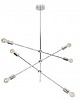 lampy wiszące Lampa wisząca Variation srebrna 98cm