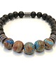 biżuteria męska KD - Bransoletka BLACK ONYX - turquoise