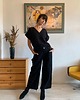 t-shirt damskie Bluzka RUGA / black