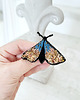 broszki Broszka ĆMA 63 ręcznie haftowana przypinka owady motyle