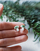 kolczyki ceramiczne Kolczyki porcelanowe FUNGI