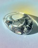 pierścionek z żywicy Holograficzny pierścień. Rozmiar L