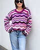 swetry damskie  Sweter Ella wersja z fioletem