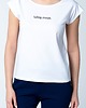 t-shirt damskie Koszulka damska bawełniana biała lubię mnie.