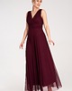 sukienki maxi damskie Elegancka kopertowa sukienka maxi na ramiączkach na wesele - M1186