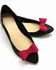 klipsy do butów Klipsy do butów Coquet-Kokardki 3D S/Dark Fuchsia