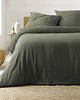pościel Komplet pościeli muślinowej MUSSOLA 240x220 cm khaki