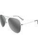 okulary damskie Małe srebrne pilotki Silver Smoke Mile Highs