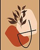 plakaty Plakat "Brązowe listki w upale"
