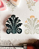 stemple Ręcznie robiony stempel do tworzenia kartek, mlecz w stylu art nouveau