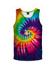 t-shirty dla chłopców Bokserka Top Boy DR.CROW Tie Dye Blue