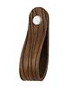gałki do mebli Skórzany uchwyt meblowy COLORISO M BROWN WOOD L