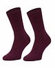 skarpetki damskie Bezuciskowe skarpety z MERINO WOOL, cienkie, bordowe