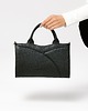 torby na ramię Flow bag - skórzana torebka - czarny