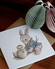 kartki wielkanocne Happy Easter  Little Rabbit - kartka wielkanocna