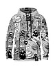 bluza z kapturem damska Damska Bluza z kapturem DR.CROW Komiks Black