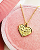 złote naszyjniki Naszyjnik z sercem, prezent na Walentynki