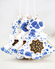 ozdoby choinkowe Ceramiczne ozdoby świąteczne choinki - zima