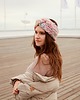 opaski do włosów Kolorowa opaska turban z grubej wełny pastelowa