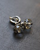 kolczyki swarovski Kolczyki Swarovski szarości