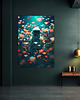 plakaty Kosmiczny spokój - Plakat - Druk - Astronauta, Abstrakcja, Surrealizm, Loft #3