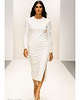 sukienki midi damskie Sukienka  ecru YY300059