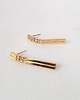 kolczyki pozłacane Kolczyki pozłacane Double Sticks