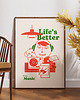 plakaty Plakat Life's Better With  Music