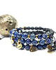 bransoletki z kamieni naturalnych Lapis lazuli, sodalit, dumortieryt / trzecie oko / bransoletka