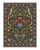 dywany Dywan w stylu Art Deco z egzotycznymi ptakami 120x180 cm