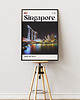 plakaty Minimalistyczny plakat Singapur
