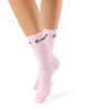 skarpetki damskie Skarpetki do jogi/pilates/fitness  IDEAL GRIP - bubblegum pink