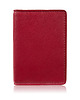 pokrowce i etui - różne Etui na karty czerwone skórzane eleganckie RFID Paolo Peruzzi