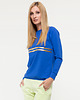 bluza bez kaptura damska Bluza kobaltowa  YY700156_RAL5005_1021 