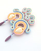 kolczyki soutache Wiosna w pastelowych kolorach 3