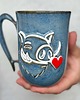 kubki Kubek Ceramiczny 300ml Dzik z Serduszkiem