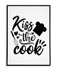 plakaty Plakat motywacyjny z napisem KISS THE COOK