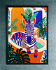 plakaty Zebra - grafika na plakacie