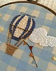 pokój dziecka - różne Tamborek z haftem na malowanej kratce vichy Balon