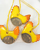 ozdoby wielkanocne 3 ceramiczne ozdoby wielkanocne - kurki