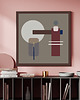 grafiki i ilustracje Grafika na płótnie  - LE CORBUSIER NO.5