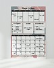 kalendarze i plannery Magnetyczny planer suchościeralny na lodówkę  1